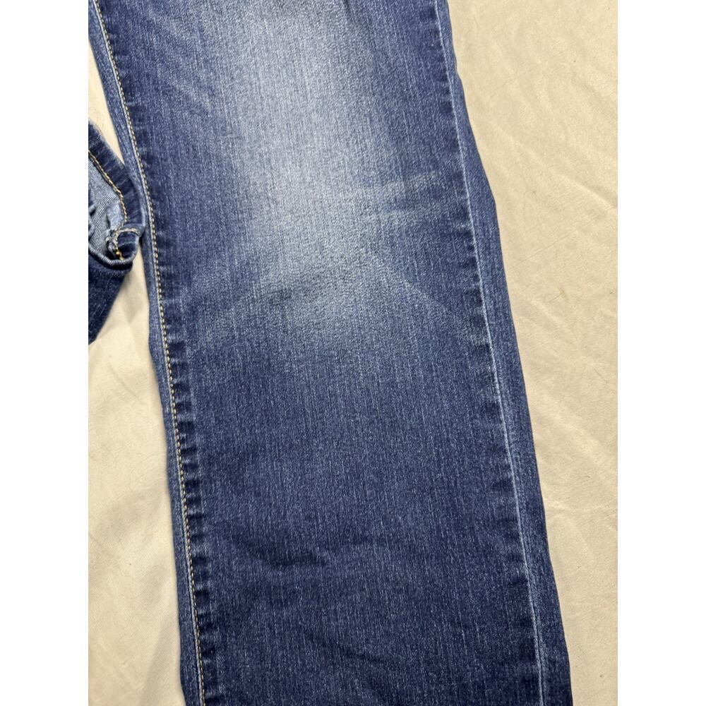 Levi Strauss Signature Modern Straight Jeans Womens 12 Medium Wash Stretch - Picture 13 of 16